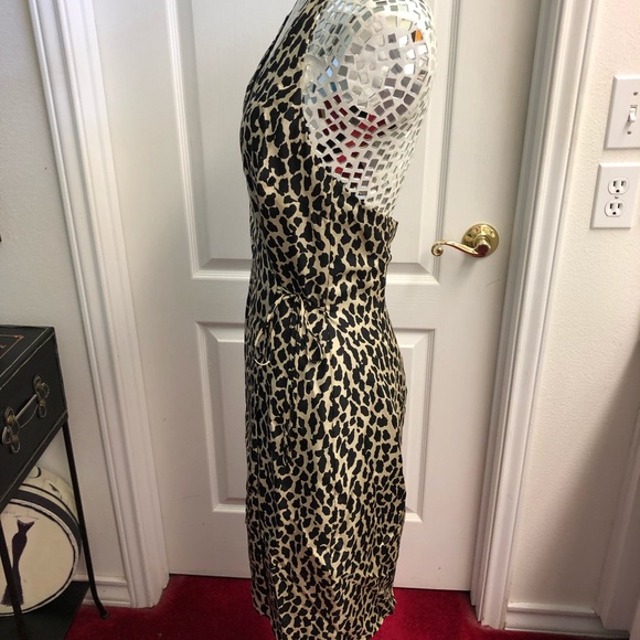 Laundry by Shelli Segal Silk Halter Wrap Dress - Picture 3 of 8